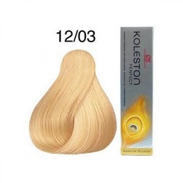 Vopsea Permanenta Wella Koleston Perfect 12/03 BLOND SPECIAL AURIU NATURAL 60ML