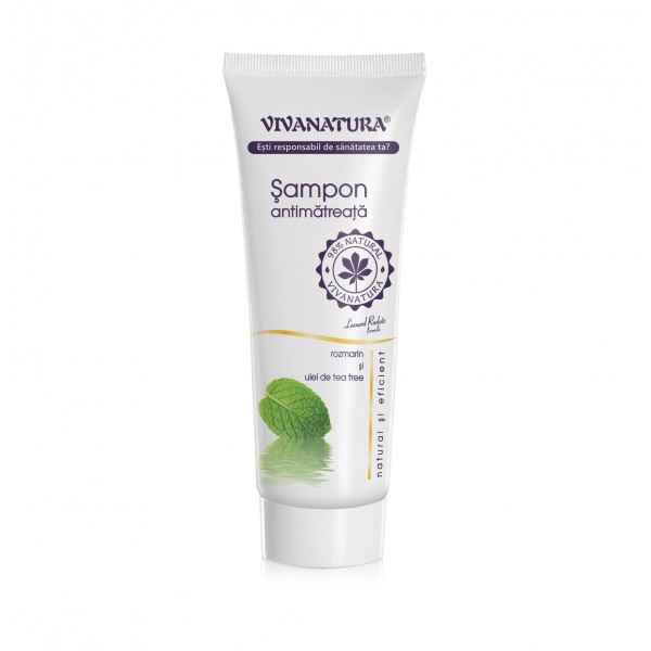Șampon Antimătreață cu Rozmarin si Tea-Tree 250 ml – Leonard Radutz Formula – VivaNatura