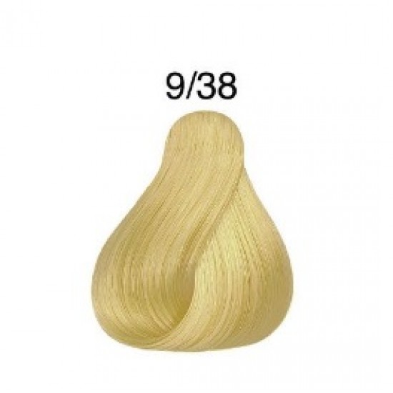 LONDA COLOR Vopsea permanenta 9/38, BLOND LUMINOS AURIU PERLAT 60 ml