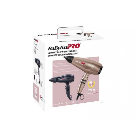 Pachet Uscator de par Rapido Rose gold + Uscator de par Bambino Babyliss Pro Pachet Uscator de par Rapido Rose gold + Uscator de par Bambino Babyliss Pro