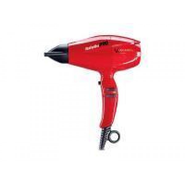 Uscator de par BaByliss Pro Vulcano Rosu 2200W