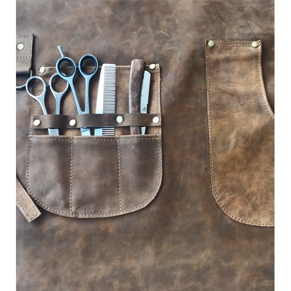 Sort Piele Naturala Barber Dark Brown