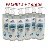 PACHET 5+1 gratis Gel igienizant pentru maini 