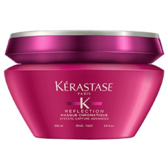 Masca pentru par vopsit cu structura groasa si sensibilizat Kerastase Reflection Chromatique 200ml Masca pentru par vopsit cu structura groasa si sensibilizat Kerastase Reflection Chromatique 200ml