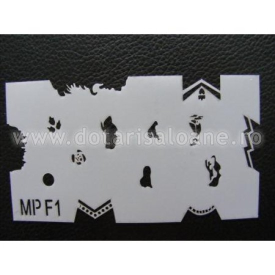 Sabloane AIRBRUSH F1 - F11 Sabloane AIRBRUSH F1 - F11