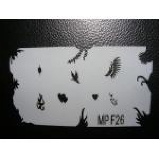 Sabloane AIRBRUSH F25-F32 Sabloane AIRBRUSH F25-F32