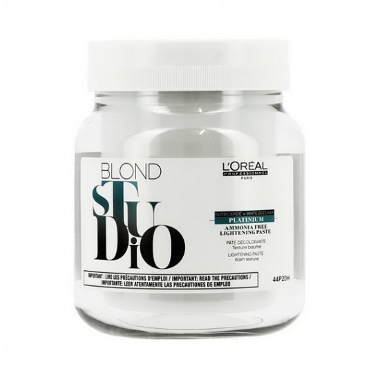 Crema decoloranta fara amoniac Platinum Blond Studio L'Oreal 500gr Crema decoloranta fara amoniac Platinum Blond Studio L'Oreal 500gr
