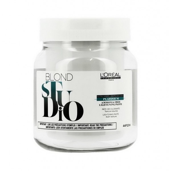 Crema decoloranta fara amoniac Platinum Blond Studio L'Oreal 500gr