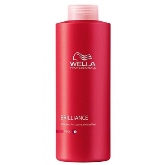 Sampon pentru parul vopsit cu structura puternica Wella Brilliance 1000ml Sampon pentru parul vopsit cu structura puternica Wella Brilliance 1000ml