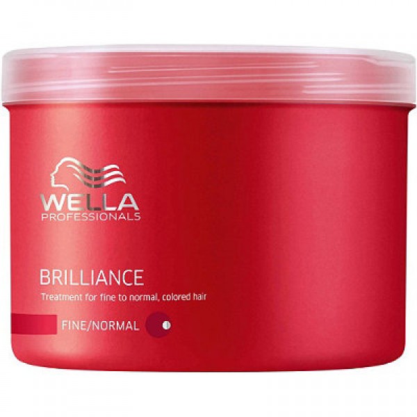 Masca tratament Wella Brilliance pentru par fin si normal 500ml   