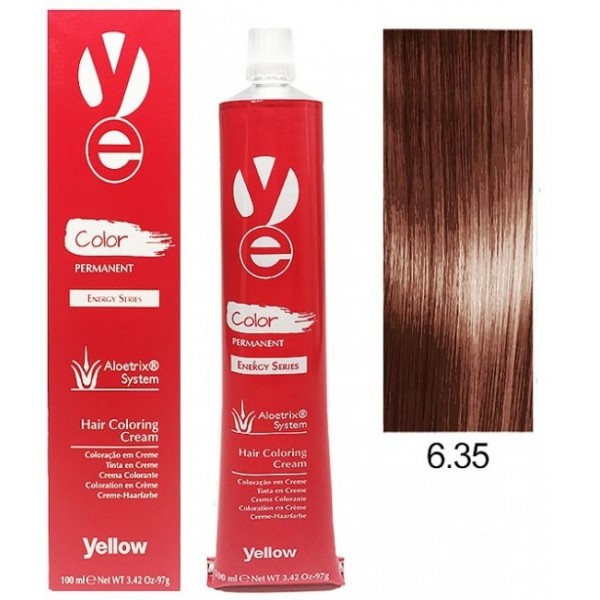 Vopsea Yellow - Dark Golden Mahogany Blonde 6.35