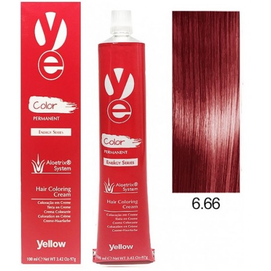 Vopsea Yellow - Dark Intense Red Blonde 6.66