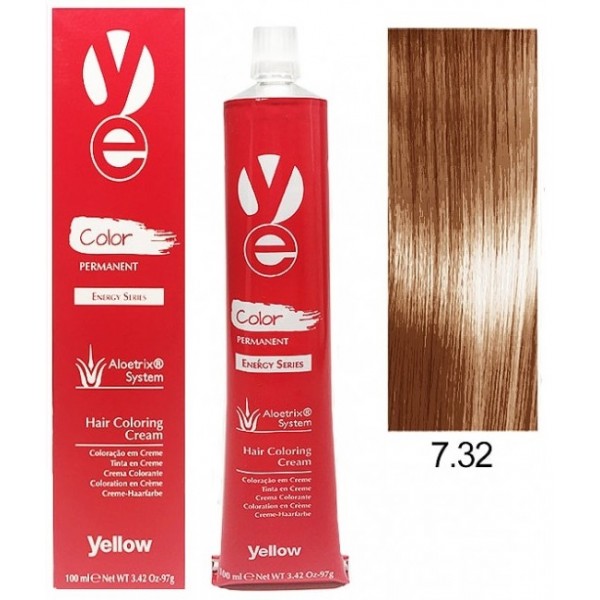 Vopsea Yellow - Golden Violet Blonde 7.32