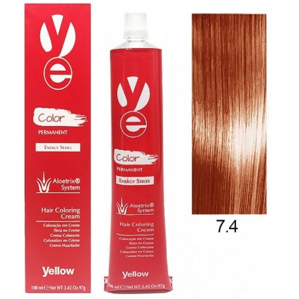 Vopsea Yellow - Copper Blonde 7.4