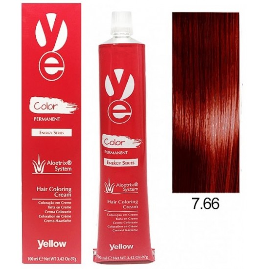 Vopsea Yellow - Intense Red Blonde 7.66