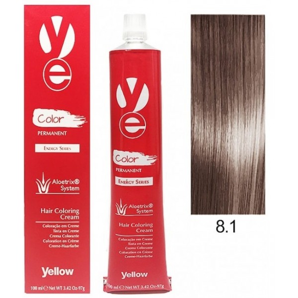 Vopsea Yellow - Light Ash Blonde 8.1