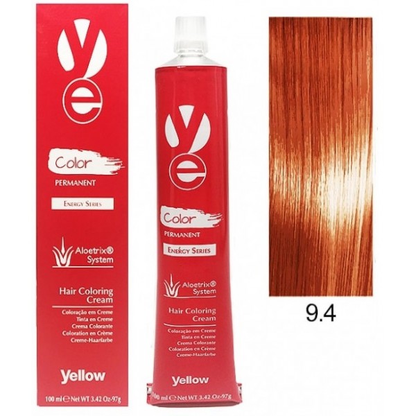 Vopsea Yellow - Very Light Copper Blonde 9.4