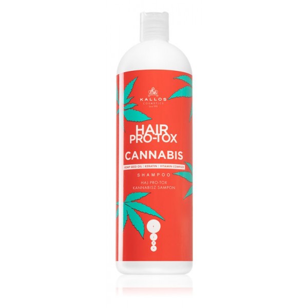 Șampon pentru regenerare Kallos Hair Pro-Tox Cannabis, 1000 ml